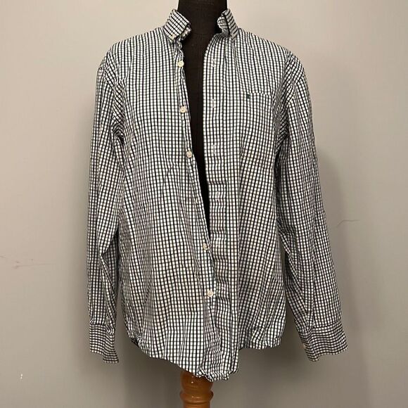 Izod Men's Multicolor Plaid  Long Sleeve Button Up Shirt - Picture 1 of 9